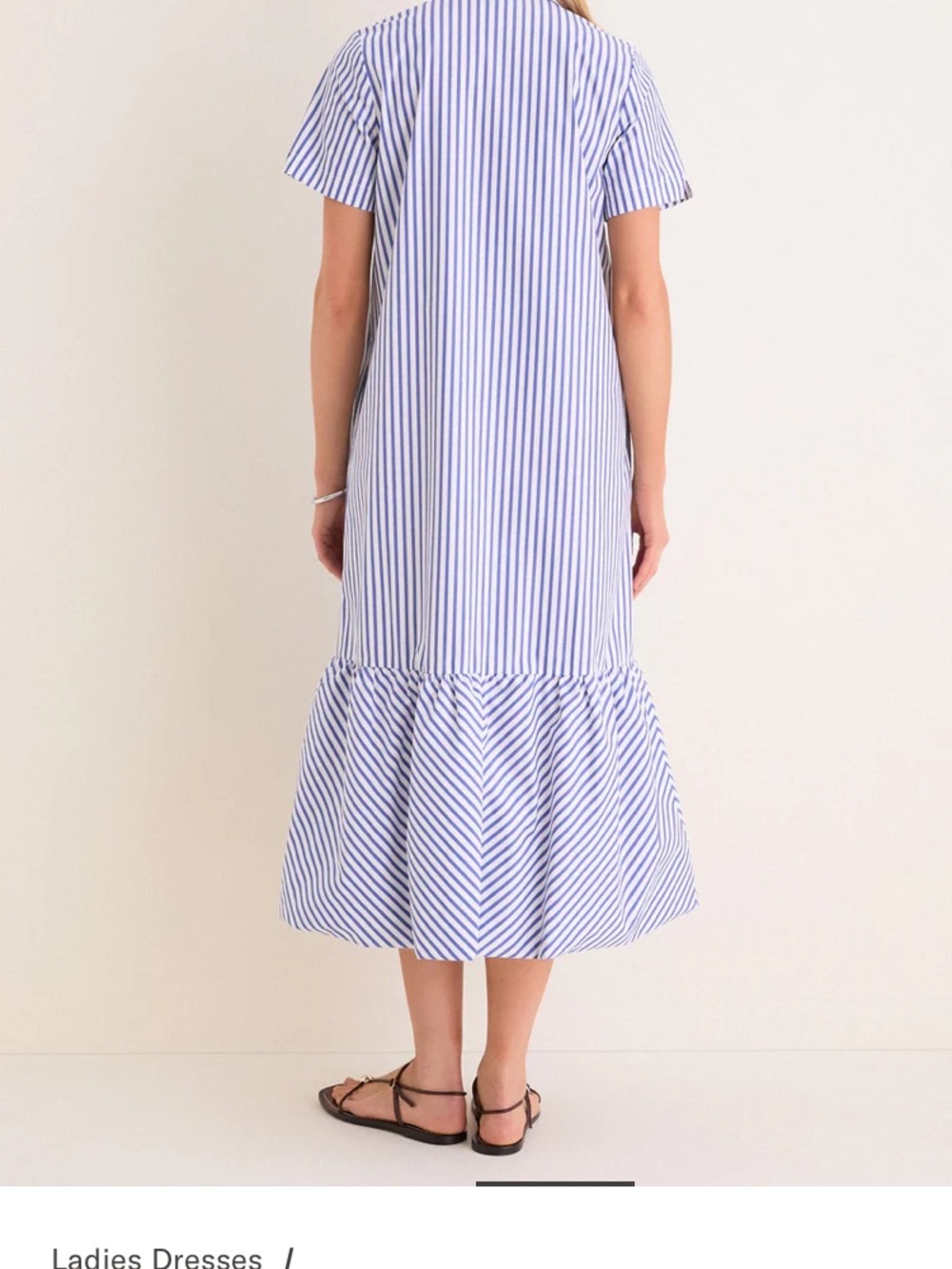 Tuckernuck Blue and White striped Dress - XS NWT - Picture 6 of 8